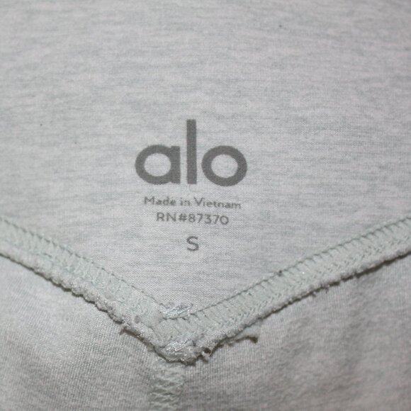 Alo Yoga Alosoft Sheila High waist leggings in blue Grey and pink sz Small - Picture 7 of 8